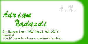 adrian nadasdi business card